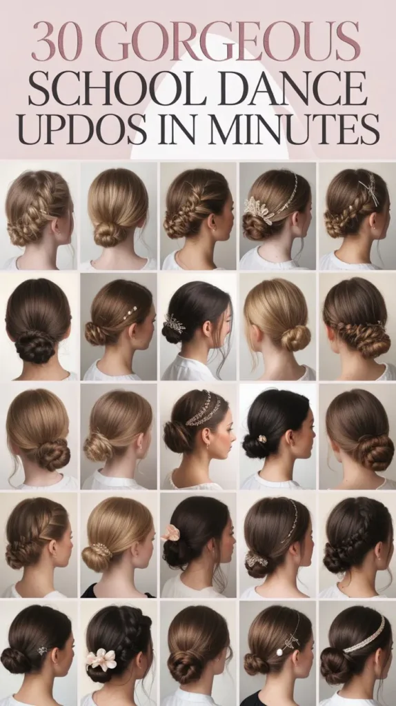 30 Gorgeous School Dance Updos in Minutes 30 Gorgeous School Dance Updos in Minutes