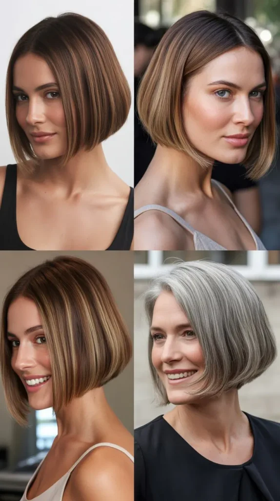  Asymmetrical Stacked Wedge Bob