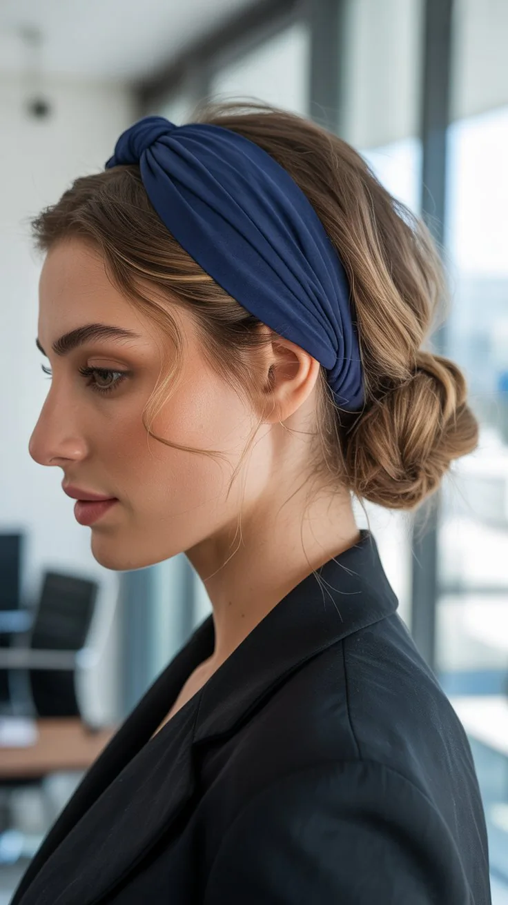 37 Headband Dirty Hair Styles for Office Days