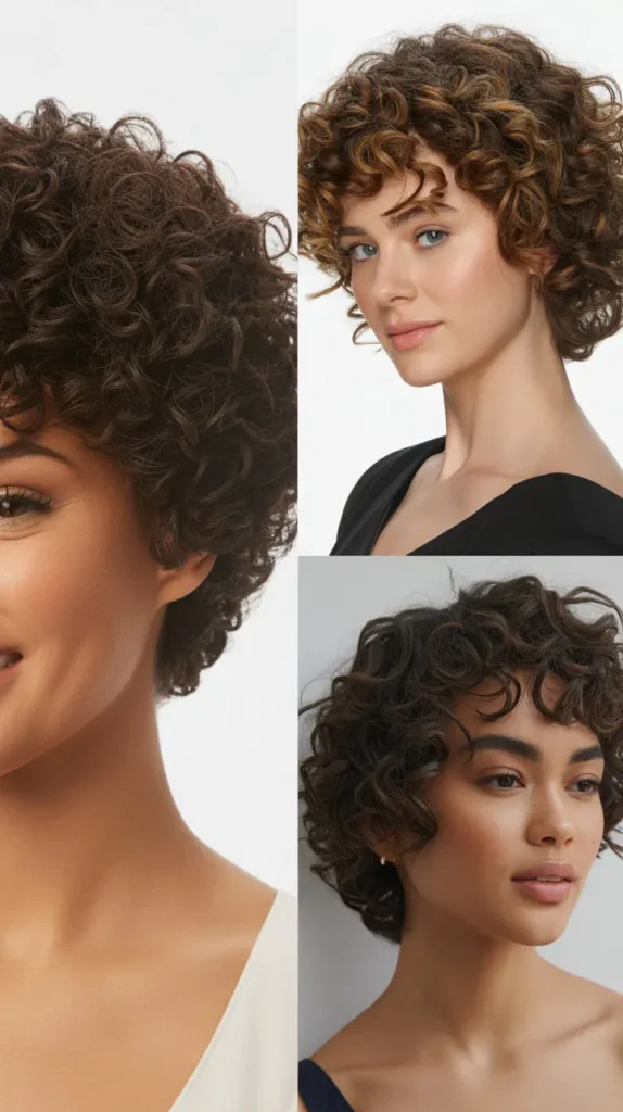 Classic Short Curly Wedge