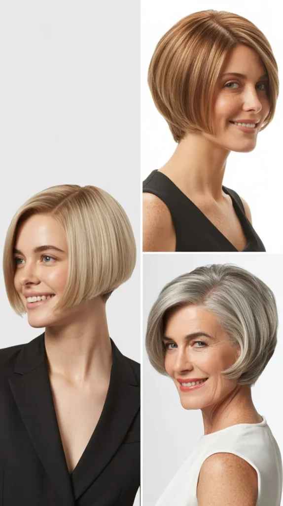 Wedge Bob with Face-Framing Layers