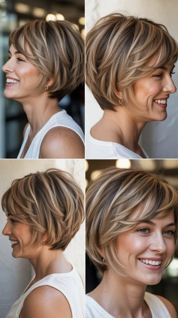 Curved Stacked Wedge Bob