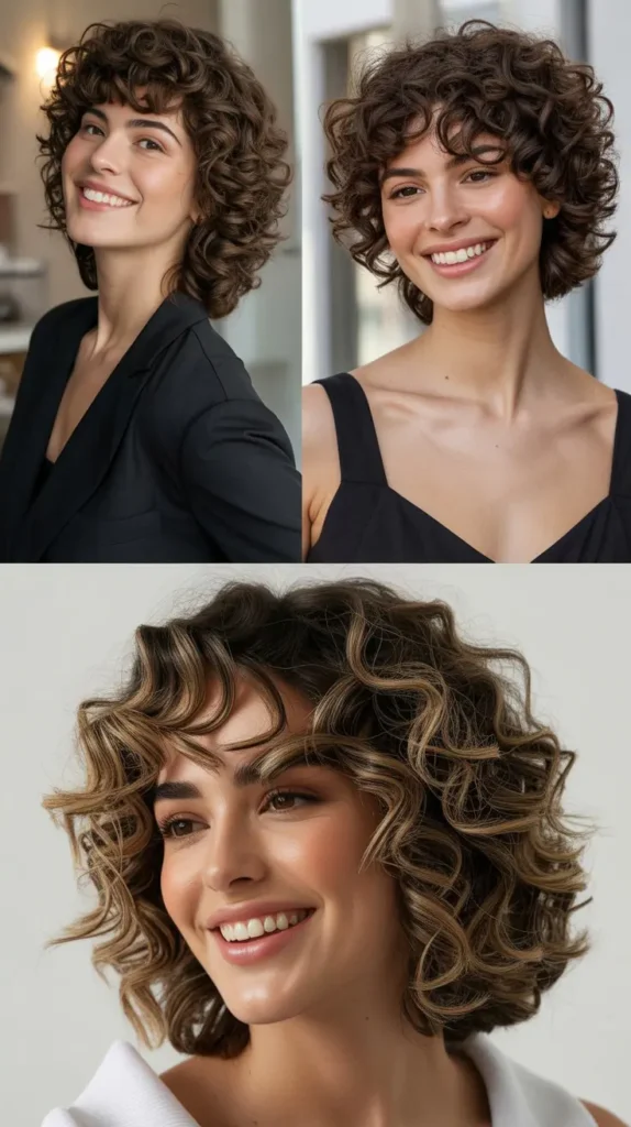  Glam Curled Bob