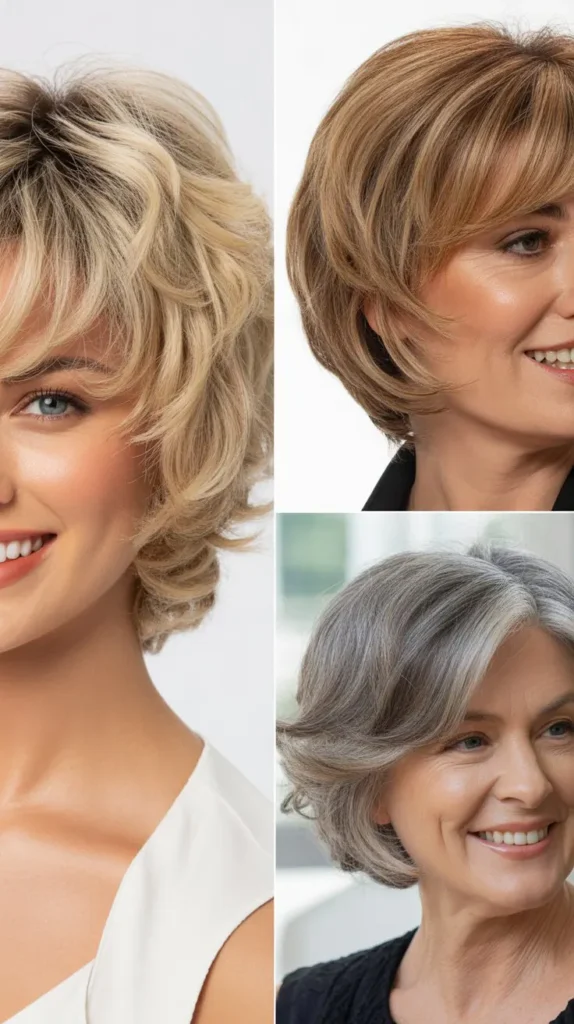 Tousled Stacked Wedge Bob