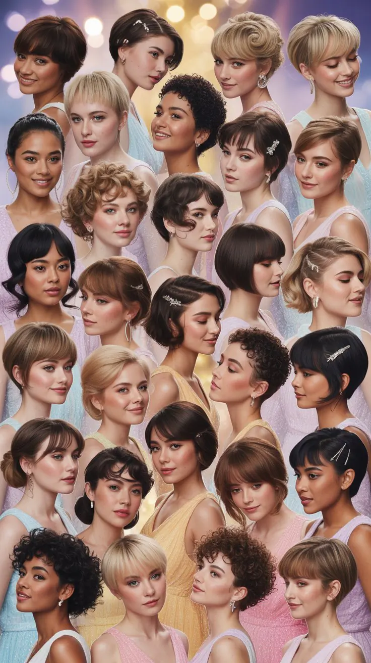 37 Cute Short Hairstyles for School Dance Magic