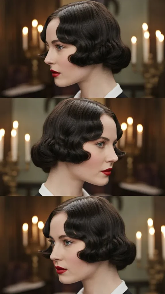 5. Vintage Finger Waves