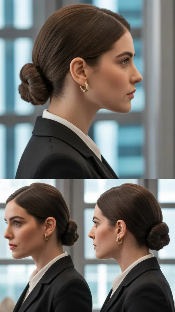  Sleek Slicked-Back Ponytail