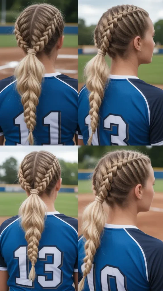  Waterfall Braid Into Ponytail