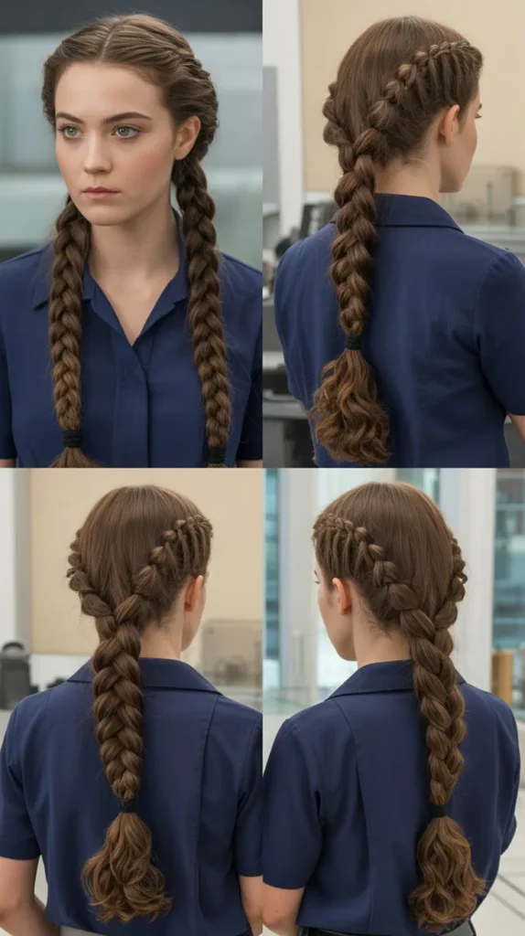  Braided Ponytail