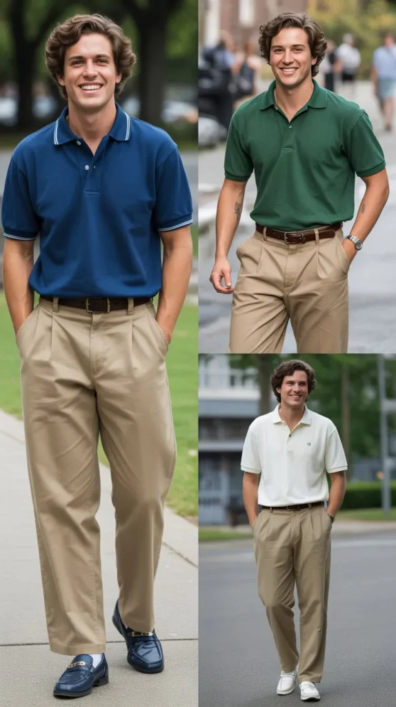 Polo Shirts with Khakis