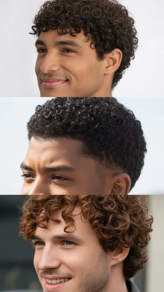 Curly Caesar Cut