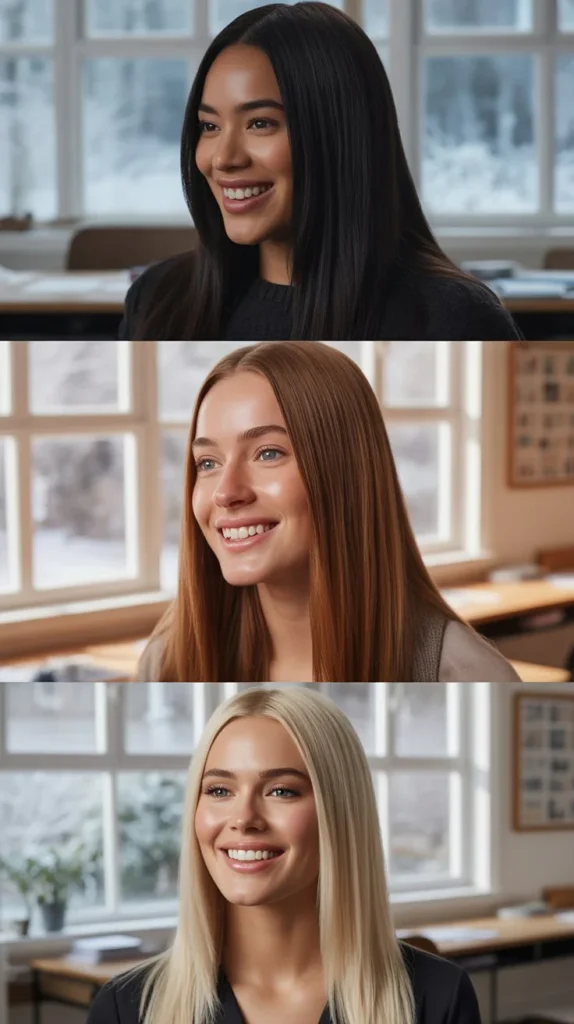 Sleek Straight Hair