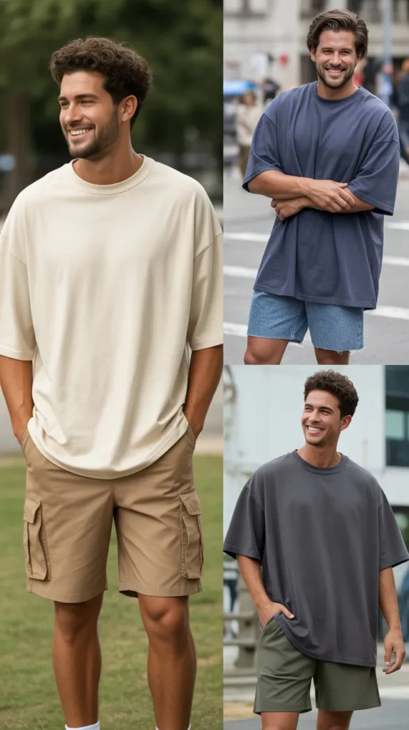  Oversized T-Shirt with Shorts