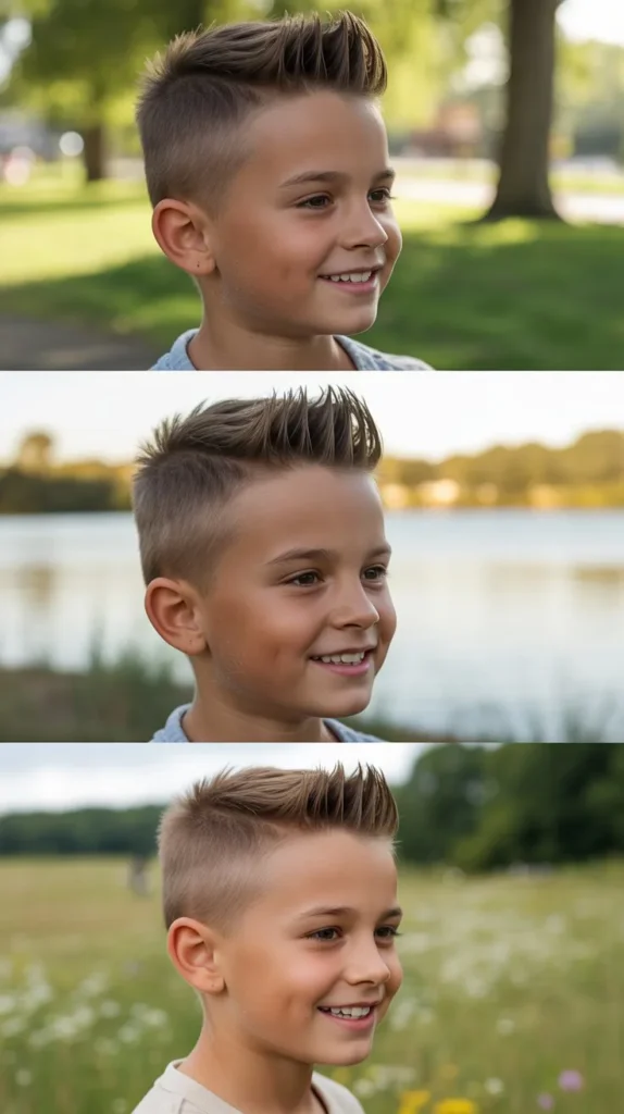  High Fade Faux Hawk