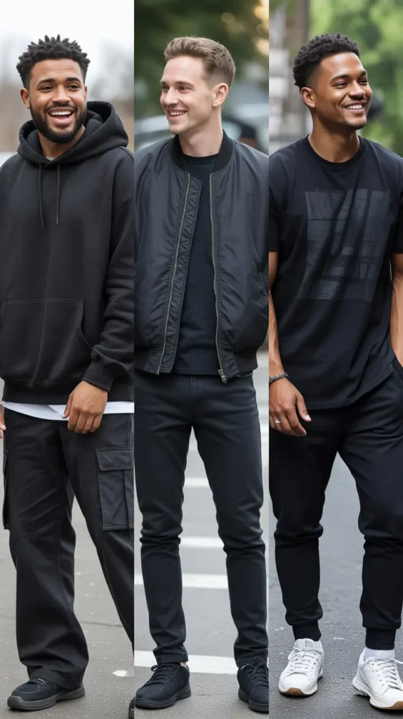 All-Black Streetwear Look