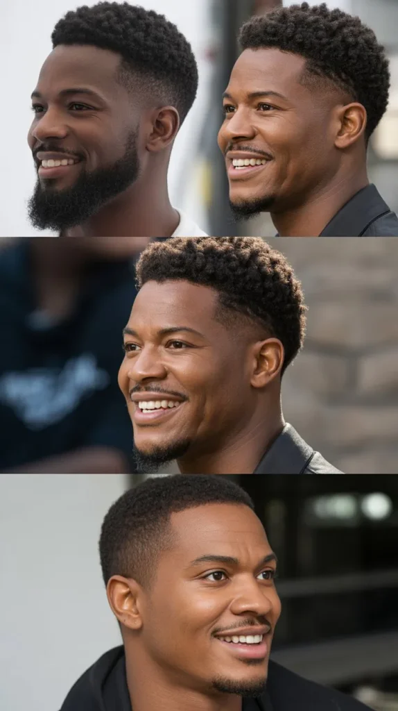  Fade with Beard Blend