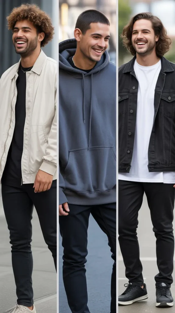  Oversized Jacket with Skinny Jeans