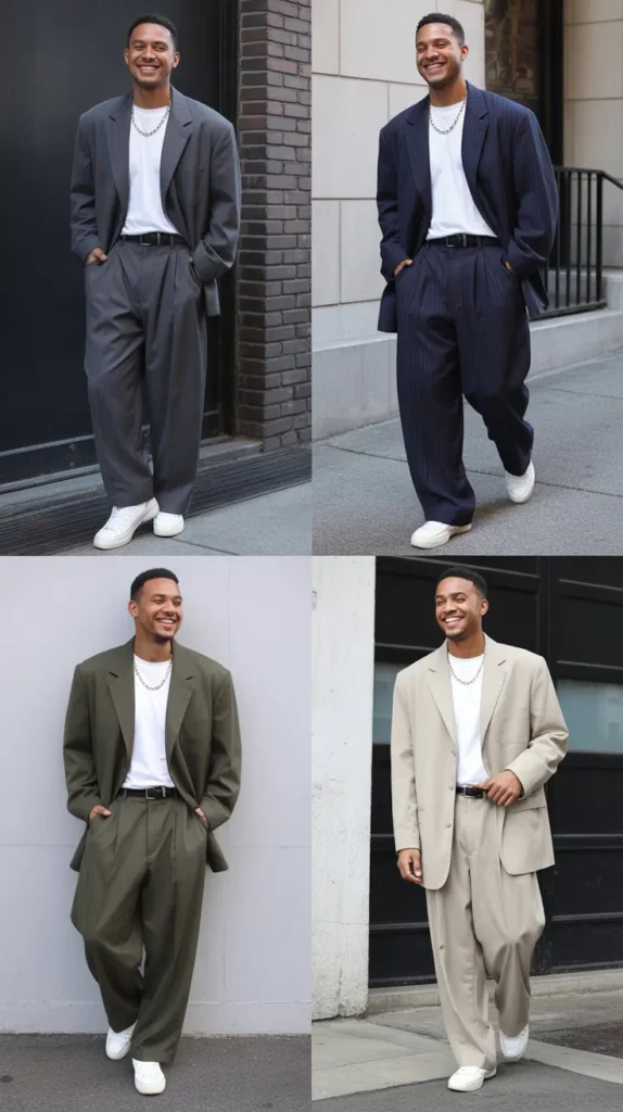 Hip-Hop Inspired Baggy Suits