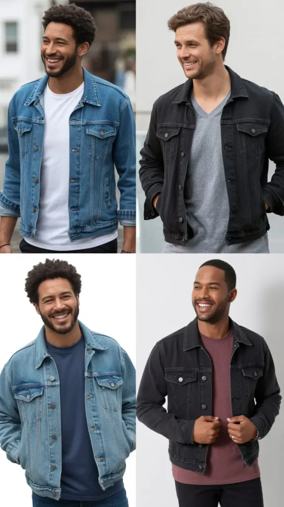 Denim Jacket with T-Shirt