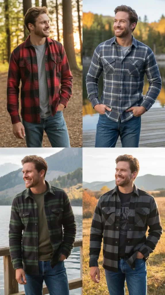 Flannel Shirt with Jeans