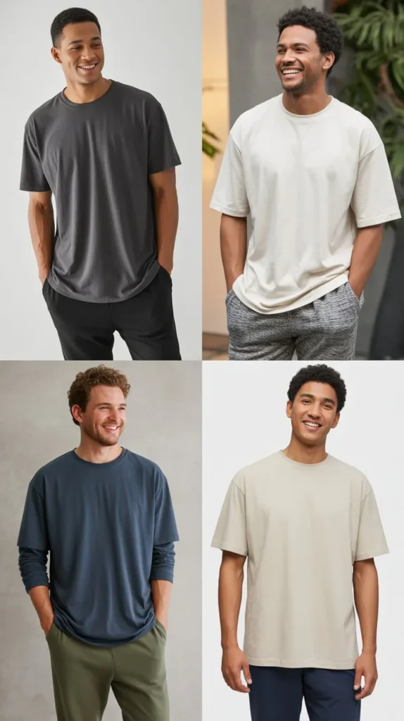 Longline T-Shirt with Joggers