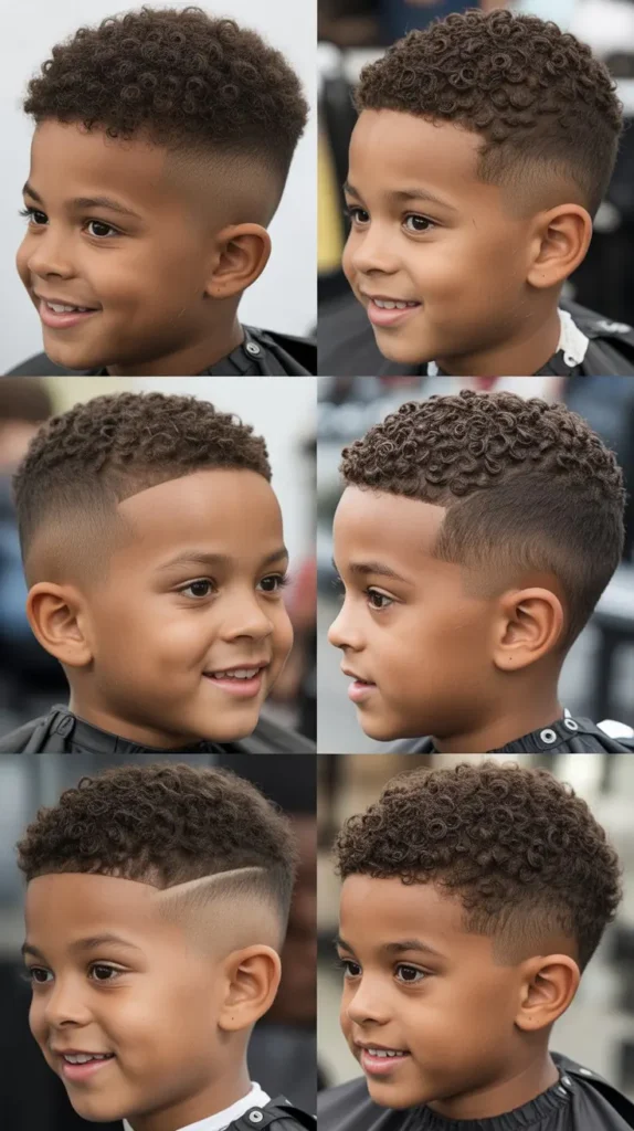 Curly Fade Haircut