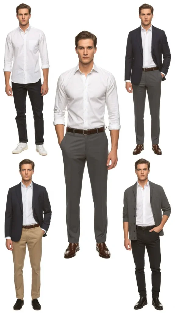 Casual Blazer and Chinos