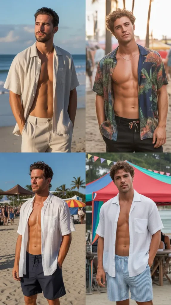 Open Shirt Summer Style