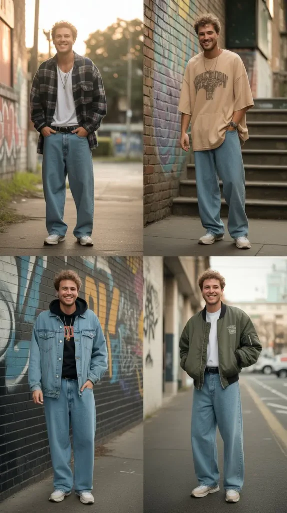 Baggy Denim Look