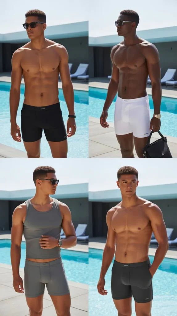 Monochrome Outfit with Matching Brief