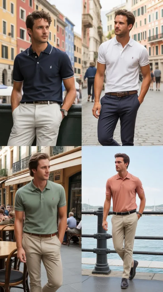 Polo Shirt with Chinos