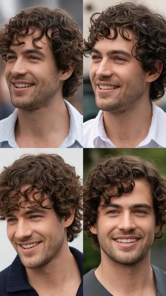 Medium-Length Curly Layers