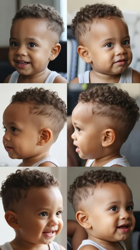 Curly Mohawk Style