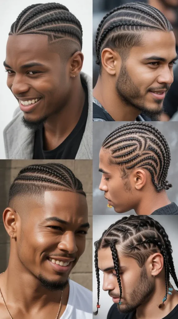  Freestyle Cornrow Fade