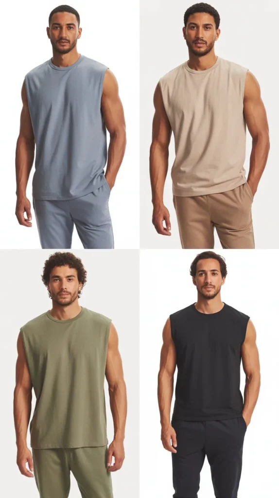 Sleeveless Tee with Joggers