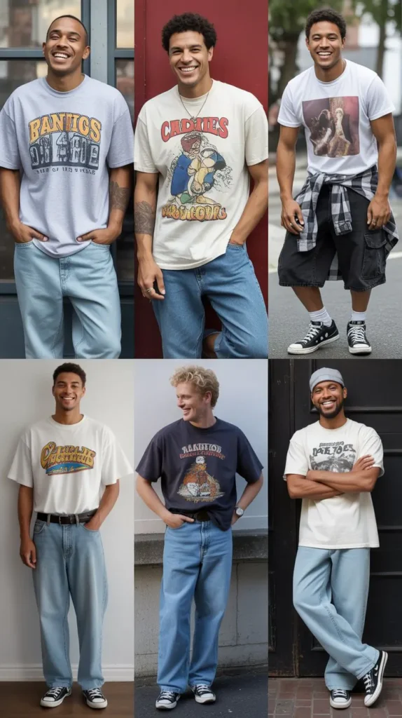 Graphic Tee Casual Look