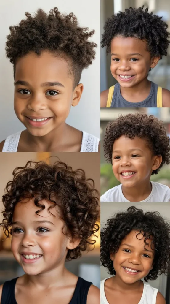  Natural Curly Faux Hawk