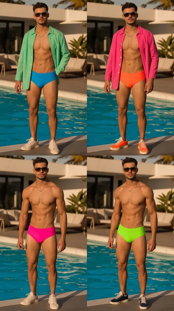 Minimalist Designer Swim Briefs