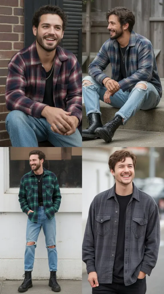  Grunge Flannel Style