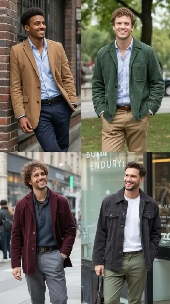  Corduroy Jacket with Chinos