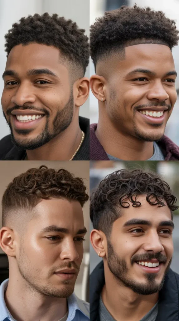 Curly Skin Fade
