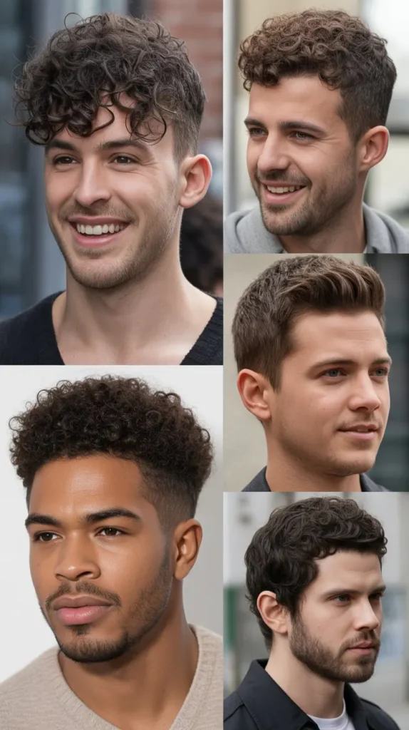 Curly Textured Quiff