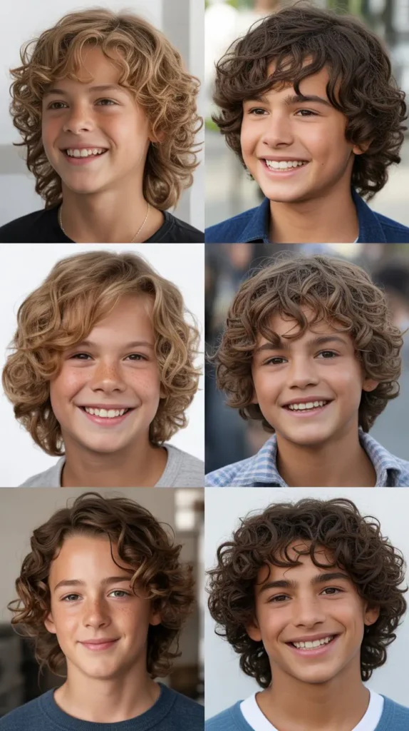 Curly Shoulder-Length Style