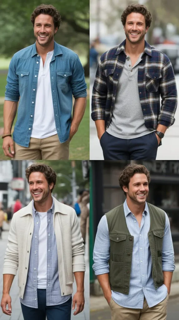 Button Shirts for Layering