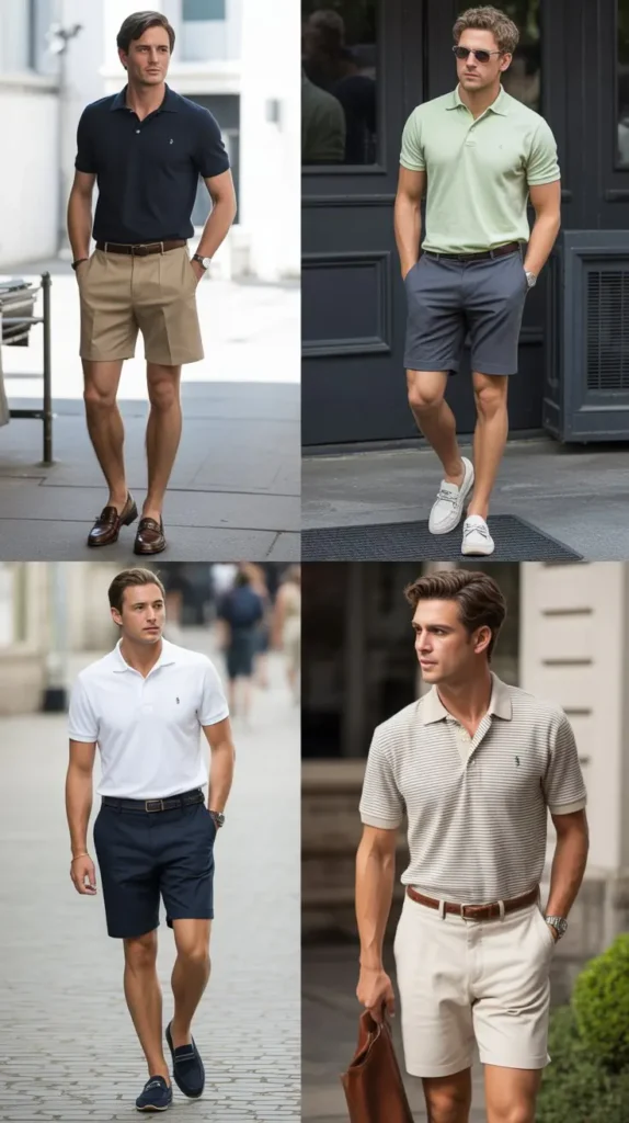 Cuban Collar Shirt with Shorts