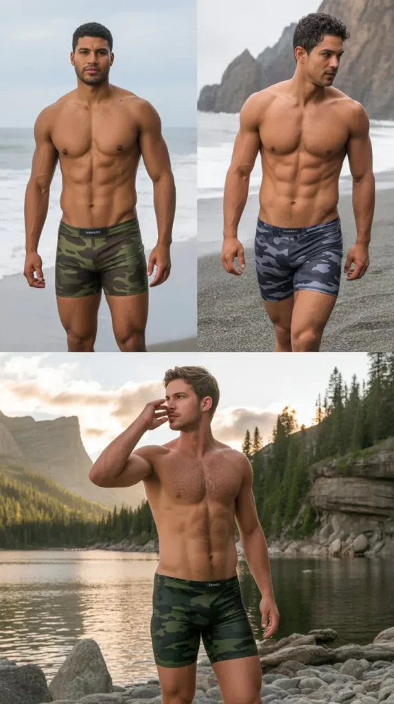 Camouflage Swim Briefs