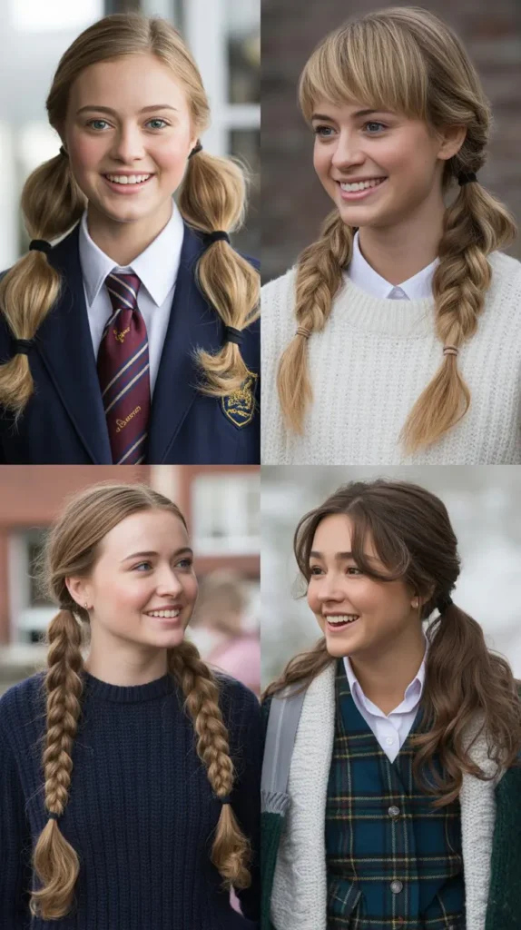 Double Ponytails