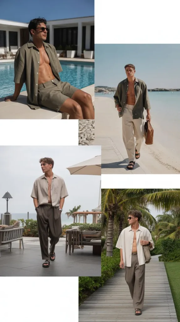 Oversized Shirt with Relaxed Trousers