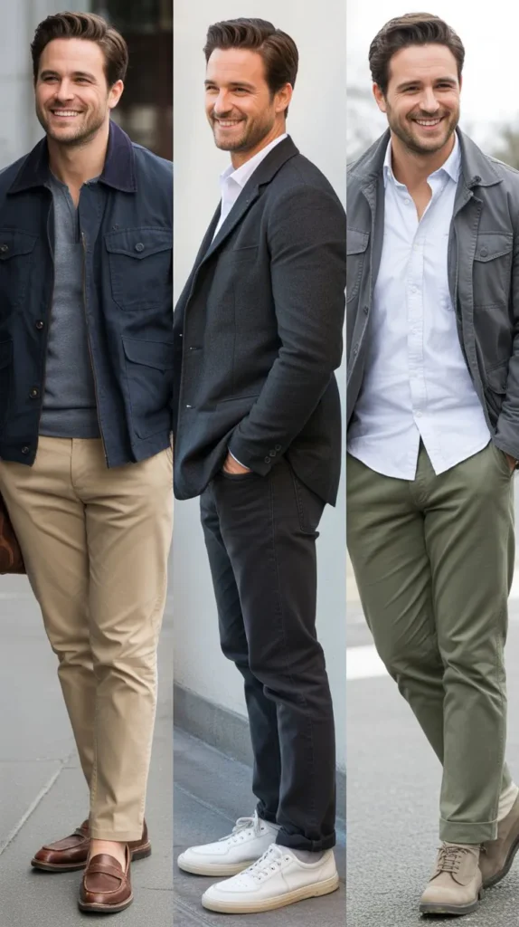  Sports Jacket with Casual Pants