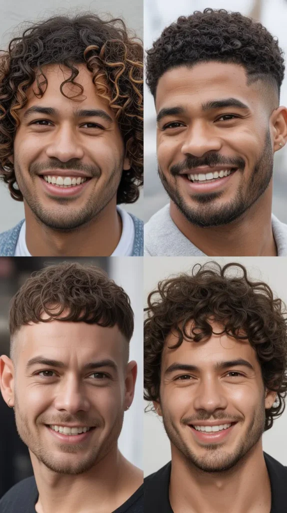 Curly Disconnected Undercut